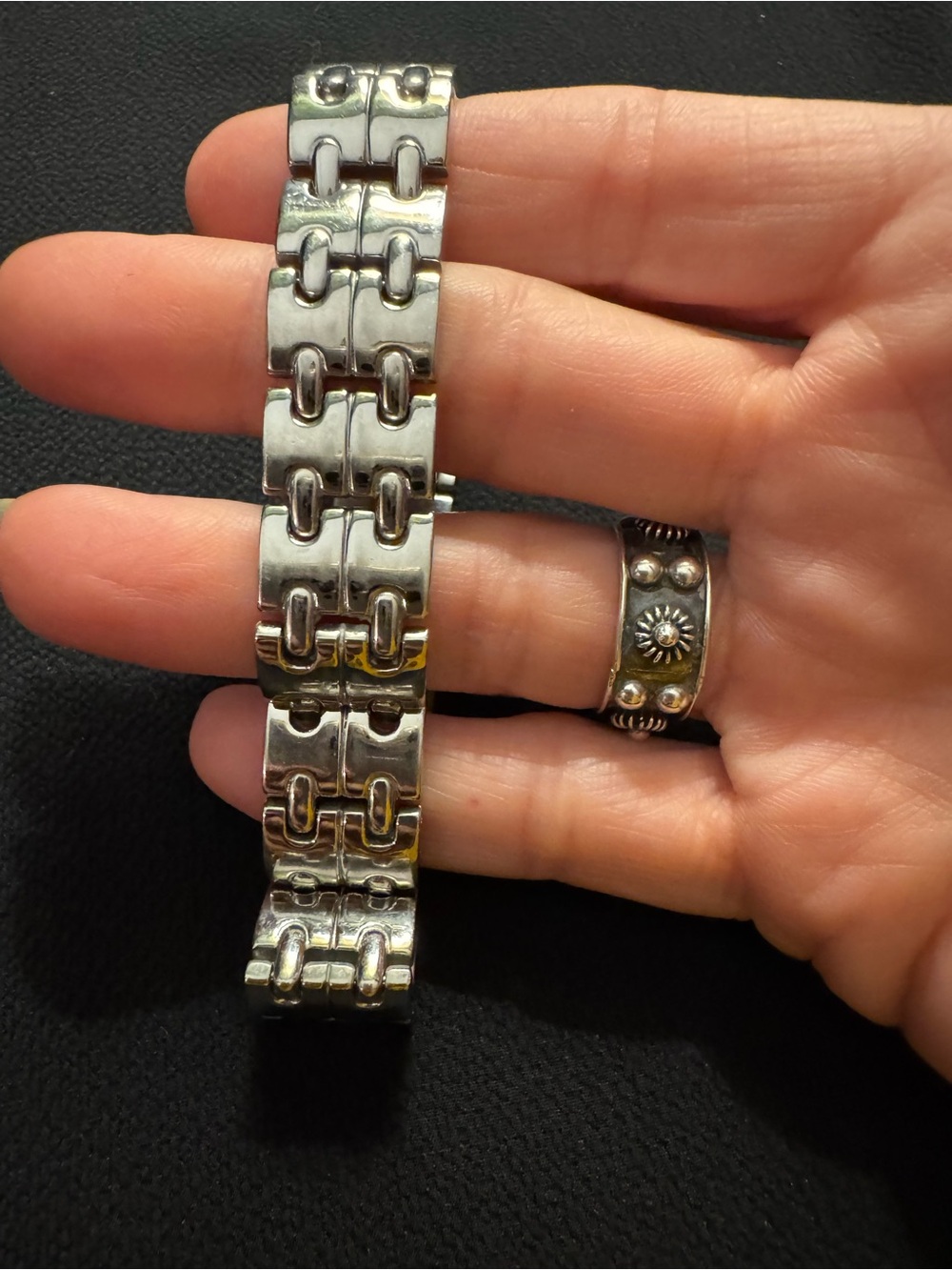 Chisel Men’s Stainless Steel Panel Link Bracelet 8.5”